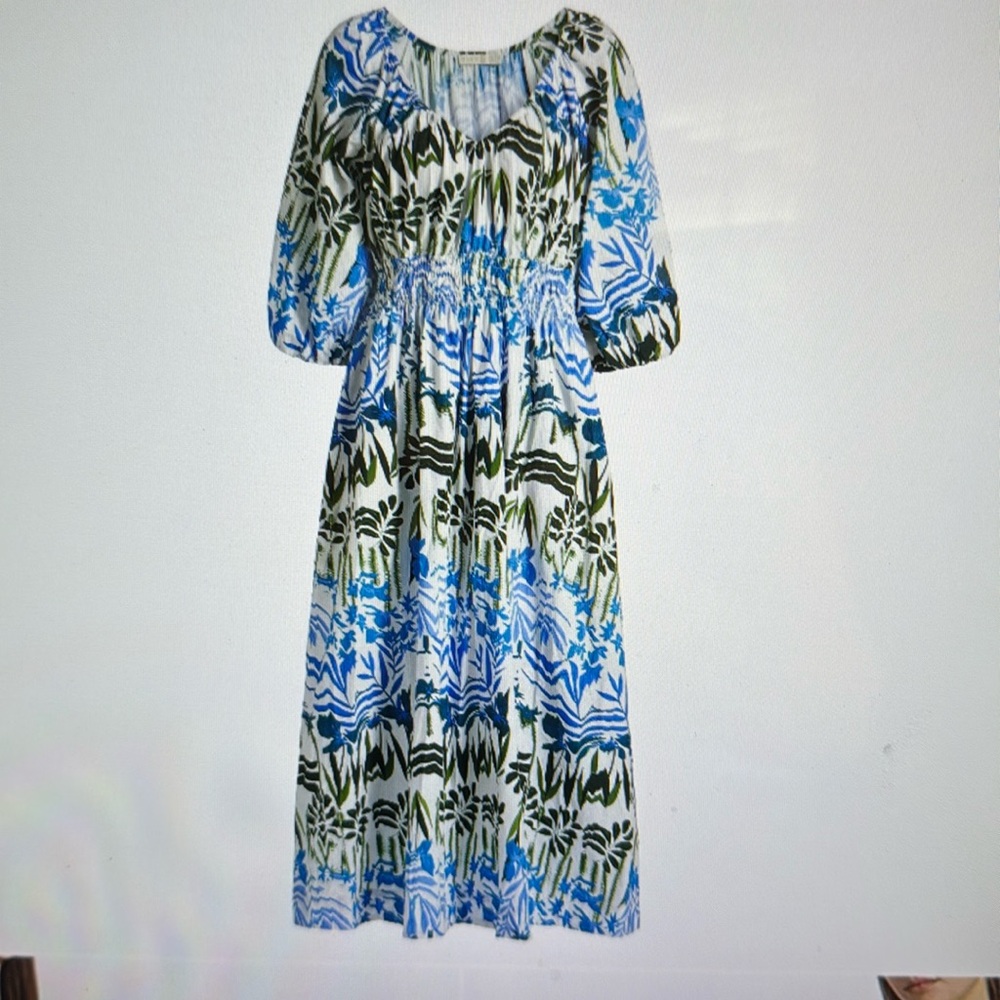 Floral Print Midi Dress